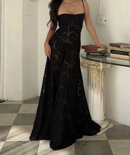 House black lace seren - black,