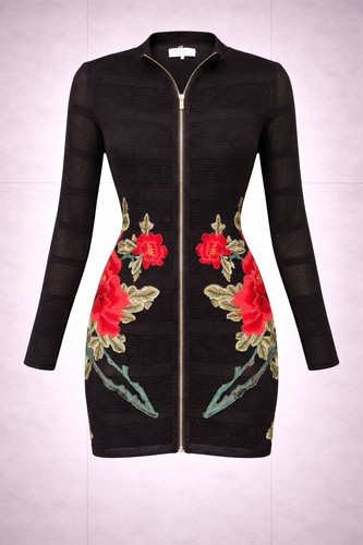 House black floral - of, cb