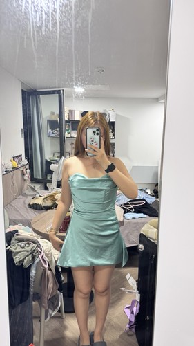 House blue satin - blue,