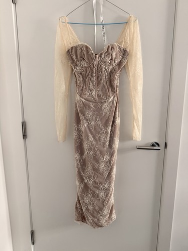 House saisha lace midi - of,