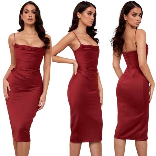 House anja red satin - house,