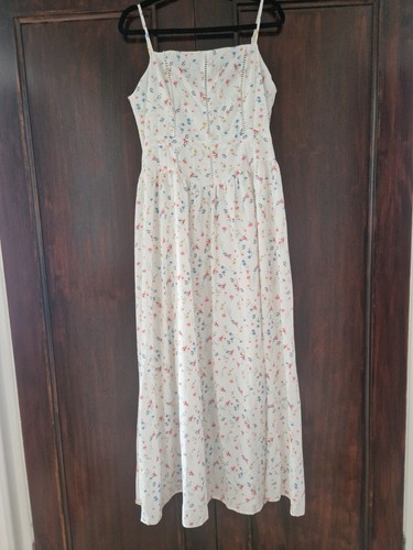 Midi long floral sun dress - sun,